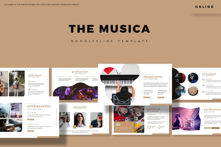 The Musica - Google Slides Template