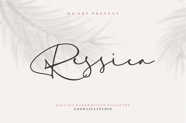 Ressica | Modern Script