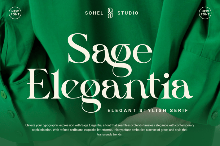 Sage Elegantia - Modern Elegant Branding Serif