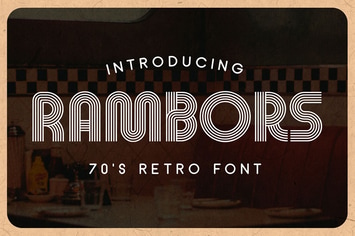 Rambors - Retro Font