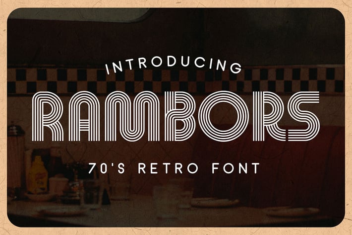 Rambors - Retro Font