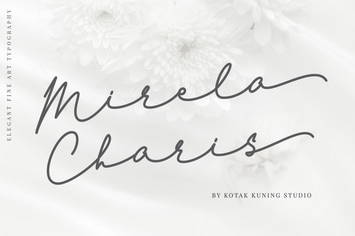 Mirela Charis - Stylish Signature Font
