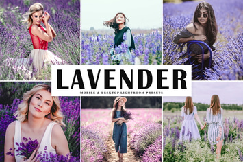 Lavender Mobile & Desktop Lightroom Presets