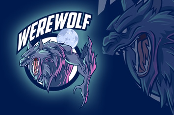 Werewolf Esports & Sports Mascot Logo