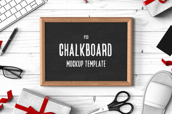 Chalkboard Mockup Template