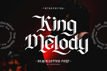 King Melody - Lettering Modern Font