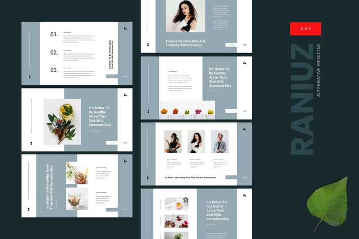 Raniuz - Alternative Medicine Powerpoint Template