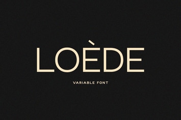 Loede - Clean Sans Family (+Variable)