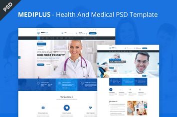 Medi Plus - Health And Medical PSD Template