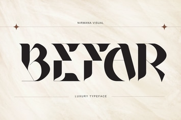 Befar Luxury- Branding Logo Font
