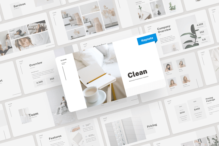 Clean - Minimalist Keynote Presentation
