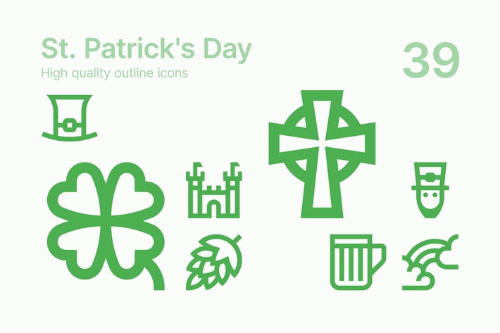 St. Patrick's Day Icons 