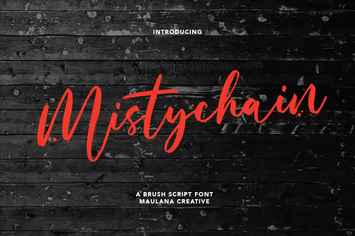Mistychain Brush Script Font