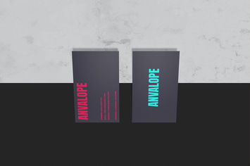 Standing Business Card - Mockup
