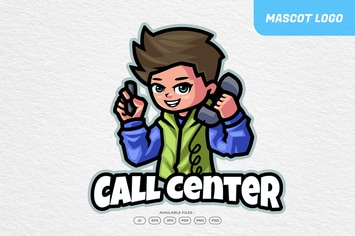Call Center Kid Logo