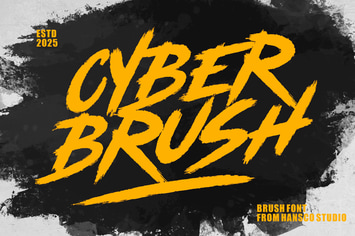 Cyber Brush Font