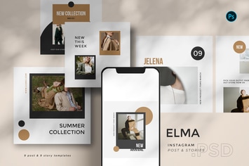 Elma - Instagram Template Set