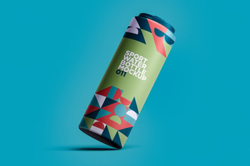 Sport Water Bottle Mockup 011
