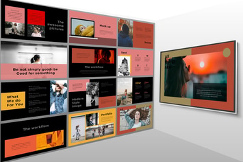 Sven Dark - Lookbook Powerpoint Template