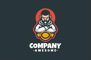 Boxer Logo Mascot