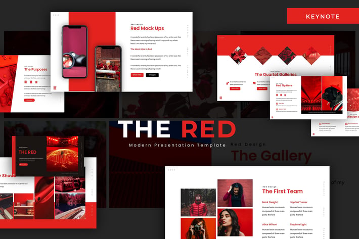 Our Red - Keynote Template