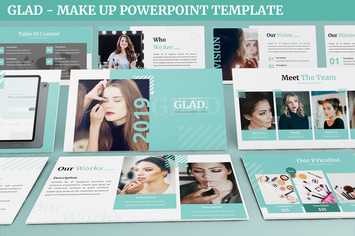 Glad - MakeUp Powerpoint Template