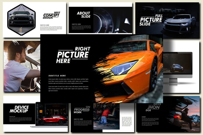 Furious - Sport Powerpoint Template