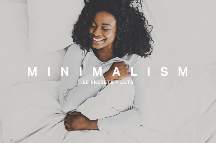50 Minimalism Lightroom Presets LUTs