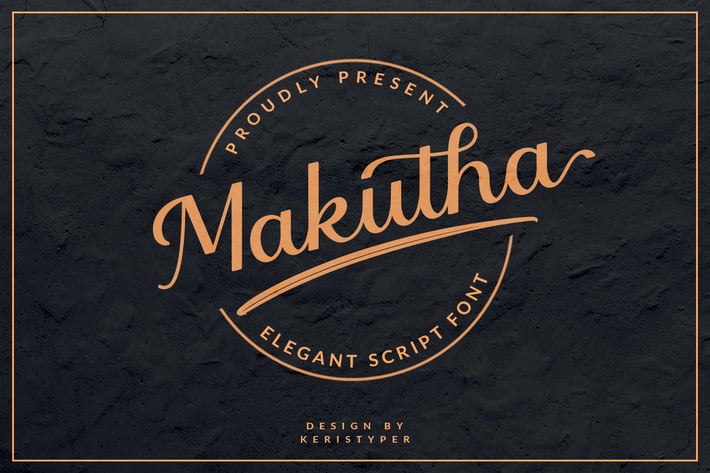 Makutha Script Font