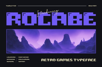 Rocabe - Retro Game Font