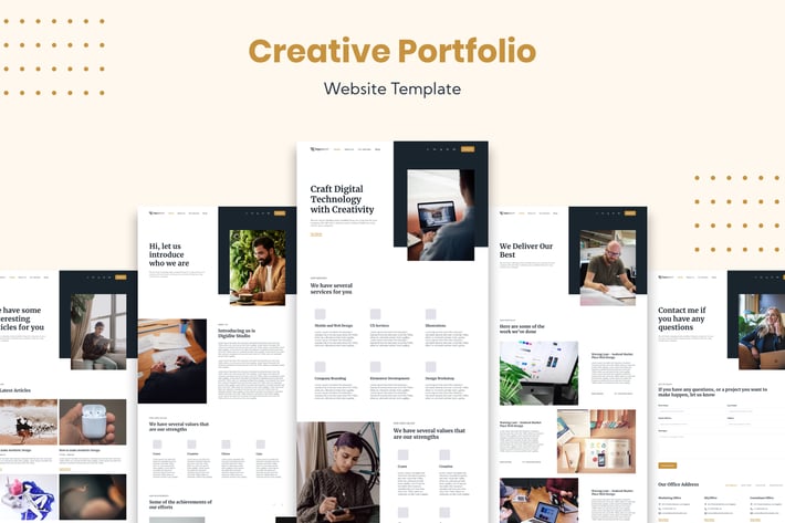 Creative Portfolio Website Template