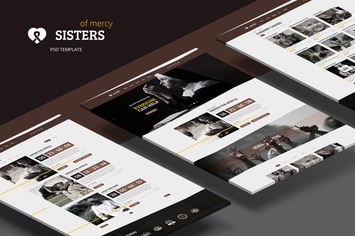 Sisters of Mercy — Nonprofit PSD Template