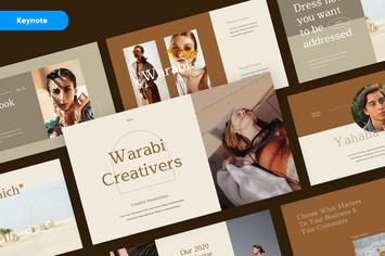 WARABI - Stylish Fashion Keynote Template