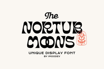 Nortub Moons - Modern Cursive