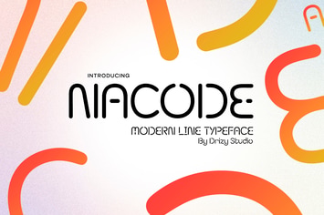 Nacode - Modern Line Futuristic Font