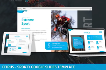 Fitrus - Sporty Google Slides Template