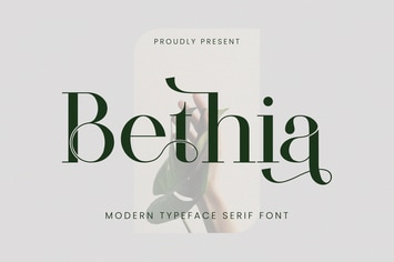 Bethia Modern Serif Font