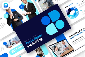 Techniques Marketing Keynote Presentation Template