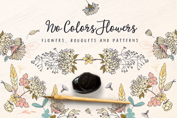 No Colors Flowers
