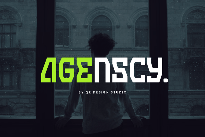Agenscy - Digital & Futuristic Font