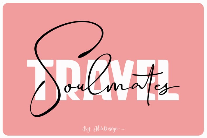 Travel Soulmates // Font Duo