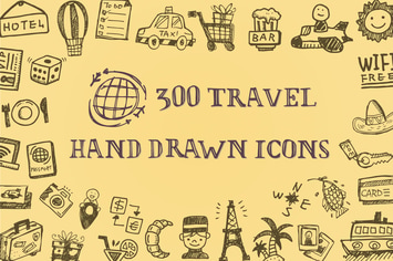 Travel Hand Drawn Icons