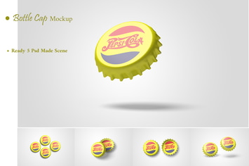 Bottle Cap Mockup V.2