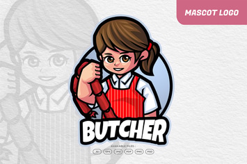 Sausage Butcher Logo