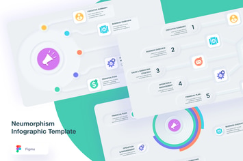 Neumorphism Infographic Template