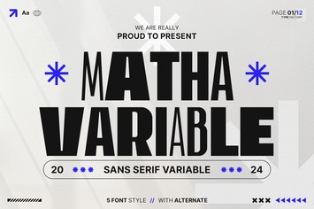 Matha - Sans Serif Variable