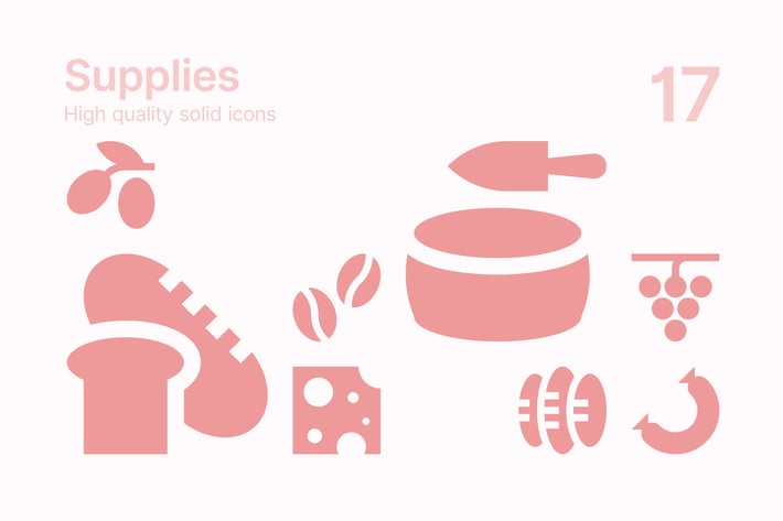 Food Supplies Icons