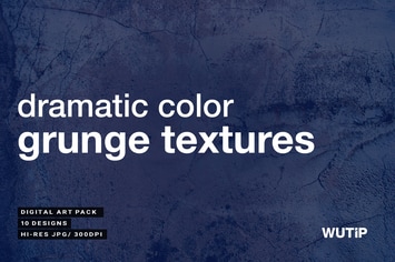 10 Dramatic Color Grunge Textures