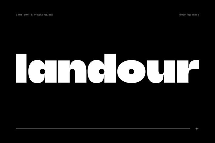 Landour Typeface
