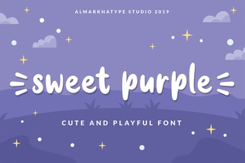 Sweet Purple -  fun font